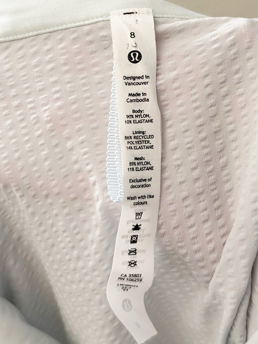 Lululemon Pack Light Pullover Windbreaker Jacket 8 Textured Athleisure Active - Picture 12 of 14